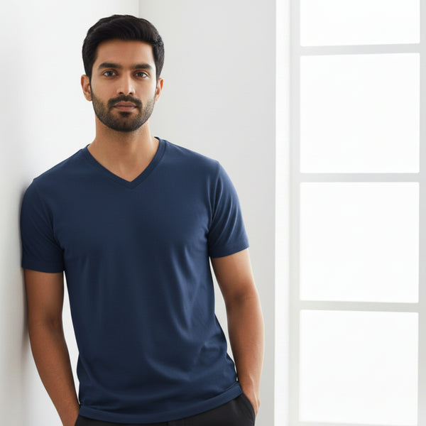 Men’s Premium V-Neck T-Shirt – Everyday Comfort Fit